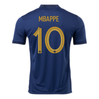 France MBAPPE #10 Jersey Home Replica World Cup 2022