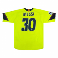 Barcelona Messi #30 Retro Away Jersey 2005/06