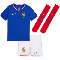 Kids France Home Whole Kit Euro 2024