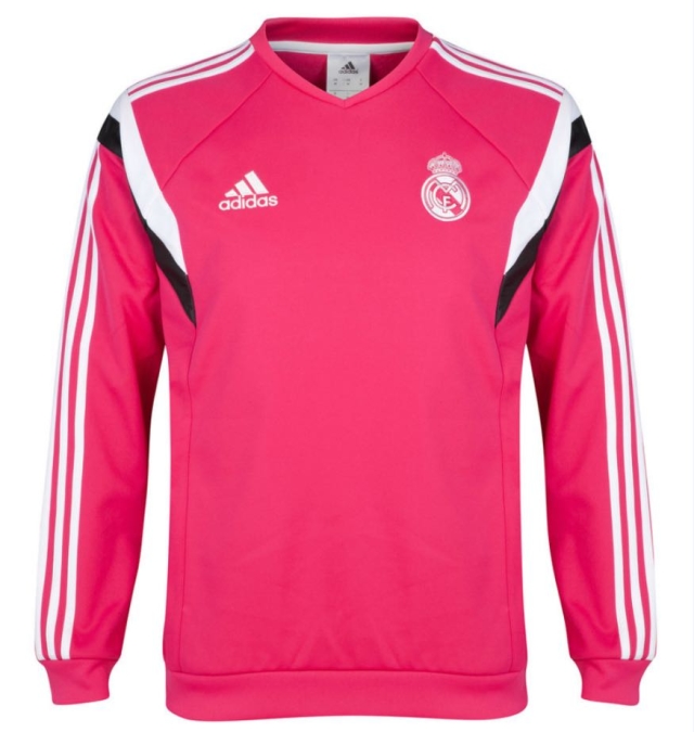 real madrid pink jersey long sleeve