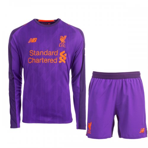 liverpool long sleeve away jersey