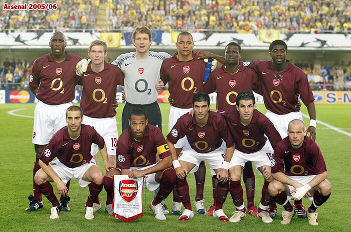 arsenal home kit 2005 06