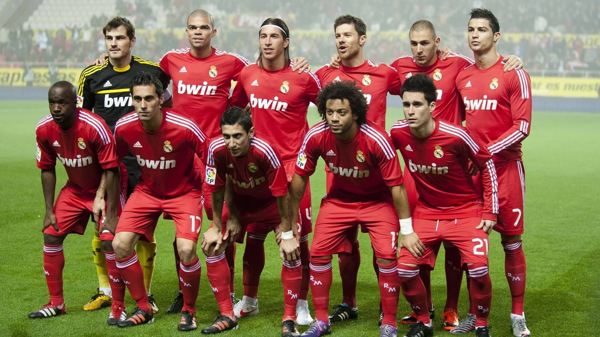 real madrid red jersey